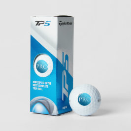 ICH BIN EIN PROFI - Benutzerdefinierter blauer Gol Golfball