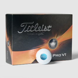 ICH BIN EIN PROFI - Benutzerdefinierter blauer Gol Golfball