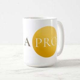 ICH BIN EIN PROFI | Eleganter Motivationsbecher mi Kaffeetasse