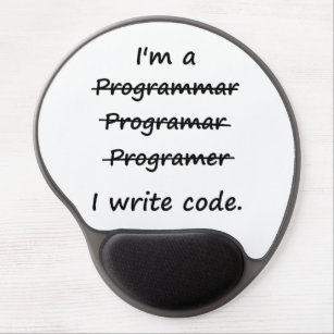 Ich bin ein Programmierer, den ich Gel Mousepad