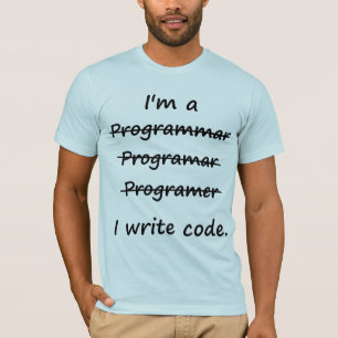 Ich bin ein Programmierer, den ich T-Shirt