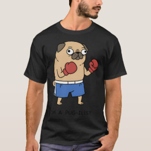 Ich bin ein Pug-Liste Lustige Pug Boxer T-Shirt