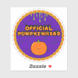 Ich bin ein Pumpkinhead-1-Sticker Aufkleber