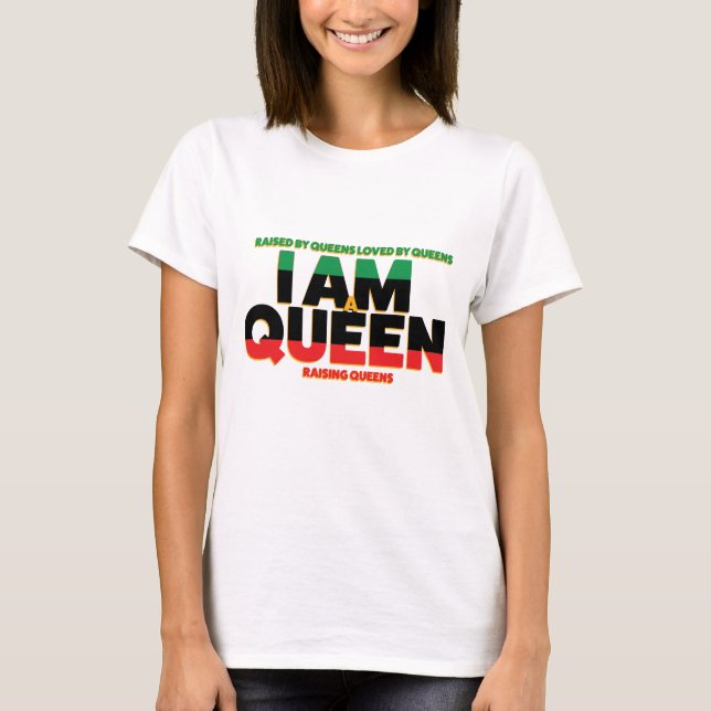 Ich bin ein QUEEN-Sweatshirt T-Shirt (Vorderseite)