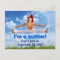 Ich bin ein Quitter! (anpassbares Bild)