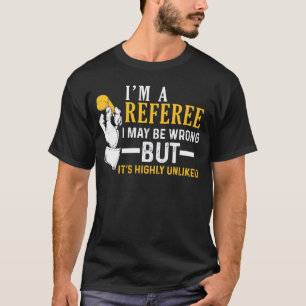 Ich bin ein Referent-Fußball-T-Shirt T-Shirt