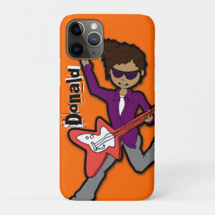 "Ich bin ein Rockstar" Orange Dark Boy Name ipod G Case-Mate iPhone Hülle