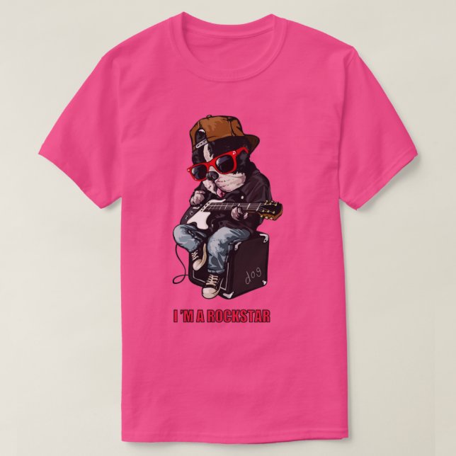 Ich bin ein Rockstar T-Shirt (Design vorne)