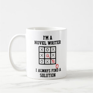 Ich bin ein Romanschriftsteller, ich finde immer e Kaffeetasse