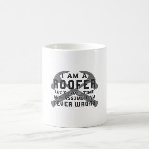 Ich bin ein Roofer Roof Roofers Men Vater Bau Kaffeetasse