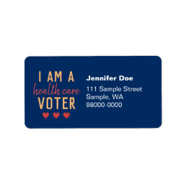 Ich bin ein Rücksendeadressen-Aufkleber im Gesundh Adressaufkleber