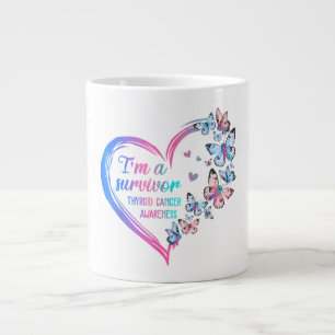 Ich bin ein Schilddrüsenkrebs-Überlebender Jumbo-Tasse