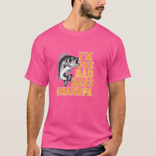 Ich bin ein schlechter Bass-Opa-Angler-Fischer-Spa T-Shirt