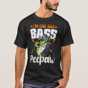 Ich bin ein schlechter Bass-Opa beim Bassangeln zu T-Shirt