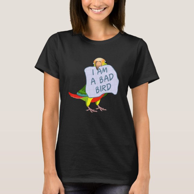 Ich bin ein schlechter Vogel in der grünen Ananas  T-Shirt (Vorderseite)