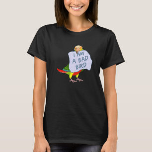 Ich bin ein schlechter Vogel in grüner Ananas Par T-Shirt