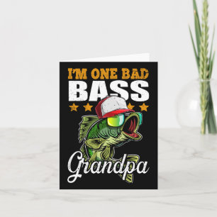 Ich bin ein schlechtes b Grandpa B Fishing Vaterta Karte