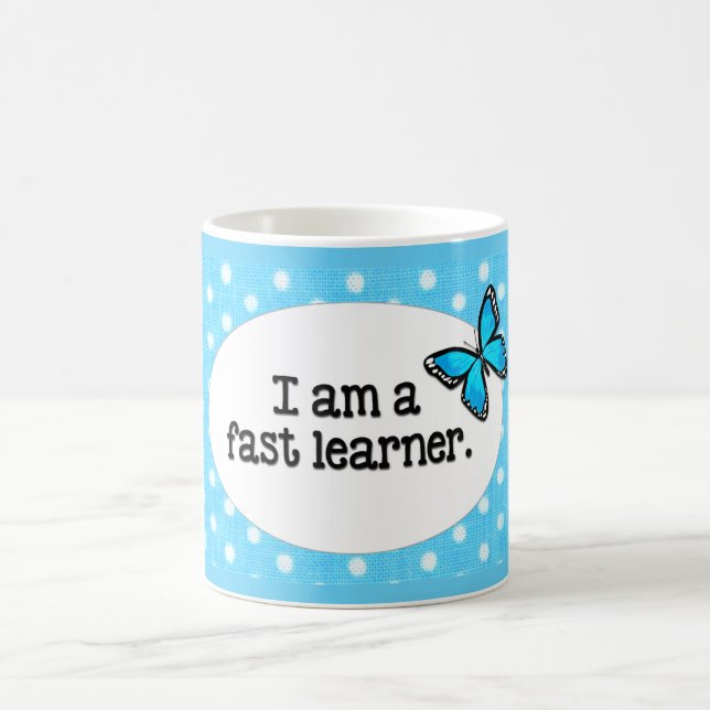 ICH BIN ein SCHNELLER ANFÄNGER Tasse (Mittel)