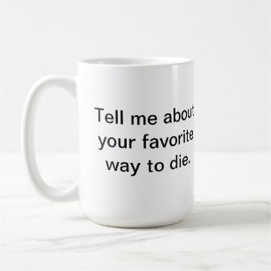 Ich bin ein Schriftsteller Tasse