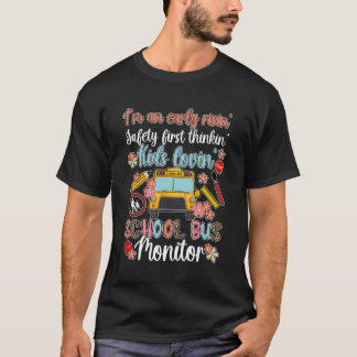 Ich bin ein Schulbusmonitor T-Shirt