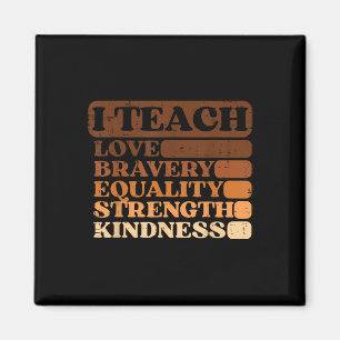 Ich bin ein Schwarzer Mensch Inspiration Mens Blac Magnet