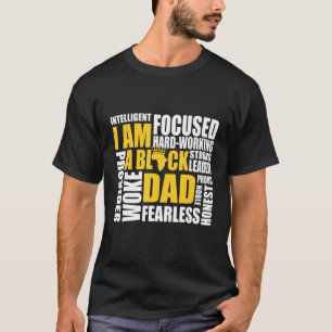 Ich bin ein schwarzer Vater Afrikanischer Vater Sc T-Shirt