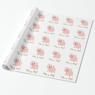 Ich bin ein Schwein Geschenkpapier