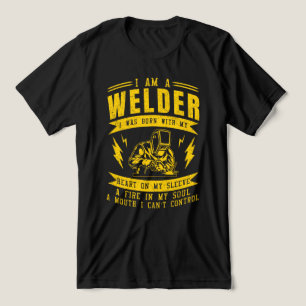 Ich bin ein Schweißer. Ich war geboren mit meinem  Tri-Blend Shirt