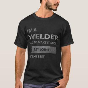 Ich bin ein Schweißziffer Funny Welder T-Shirt