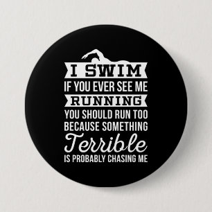 Ich bin ein Schwimmer Button