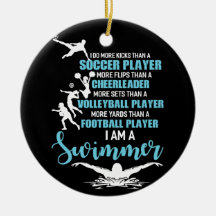 Ich bin ein Schwimmer, der mehr Kicks macht als ei