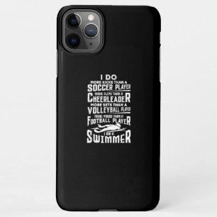 Ich bin ein Schwimmer Funny Swimming Pool Schwimmb iPhone 11Pro Max Hülle