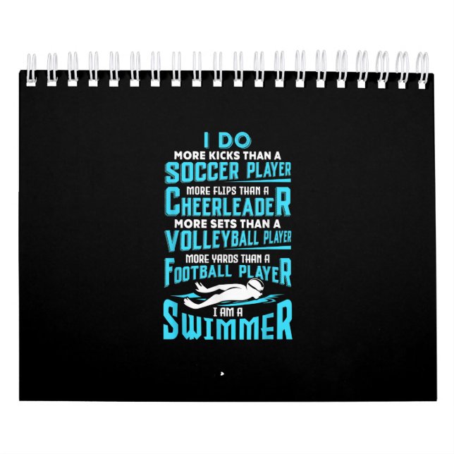 Ich bin ein Schwimmer Funny Swimming Pool Schwimmb Kalender (Titelbild)