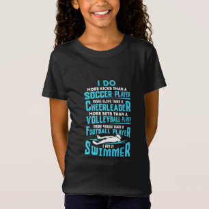Ich bin ein Schwimmer Funny Swimming Pool Schwimmb T-Shirt