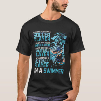 Ich bin ein Schwimmer Funny Swimming Üben schwimme T-Shirt