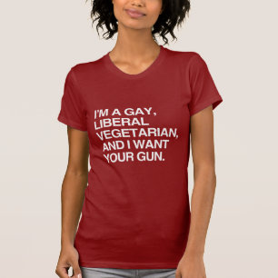 Ich bin ein schwuler, liberaler Vegetarier T-Shirt