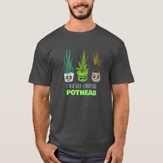 Ich bin ein selbstbewusstes Pothead - eine sonnige T-Shirt