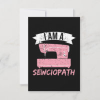 Ich bin ein Sewciopath Sewing Quilting