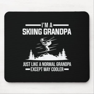 Ich bin ein Skifahrender Opa Normale Opa-Ski-Ausrü Mousepad