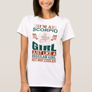 Ich bin ein Skorpio Girl Cooler Zodiac-T - Shirt