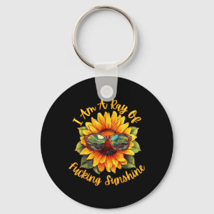 Ich bin ein Sonnenstrahl - Sonnenblume Lustig Sark Schlüsselanhänger