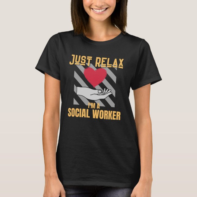 Ich bin ein Sozialarbeiter T-Shirt (Vorderseite)