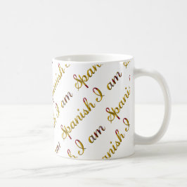 Ich bin ein spanisches Country Pride Typografy Pat Tasse