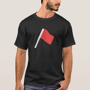 Ich bin ein spazierender Red Flag lustige Neuheit  T-Shirt