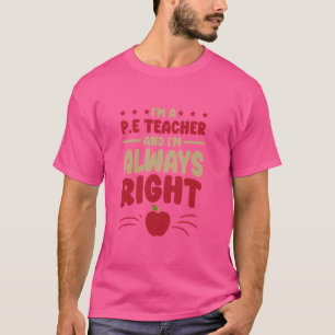 Ich bin ein Sportlehrer Design für Sportunterricht T-Shirt