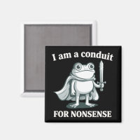 Ich bin ein Sprachrohr für Unsinn Lustiger Frosch