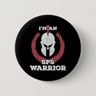Ich bin ein Sps Warrior Stiff Person Syndrome Awar Button