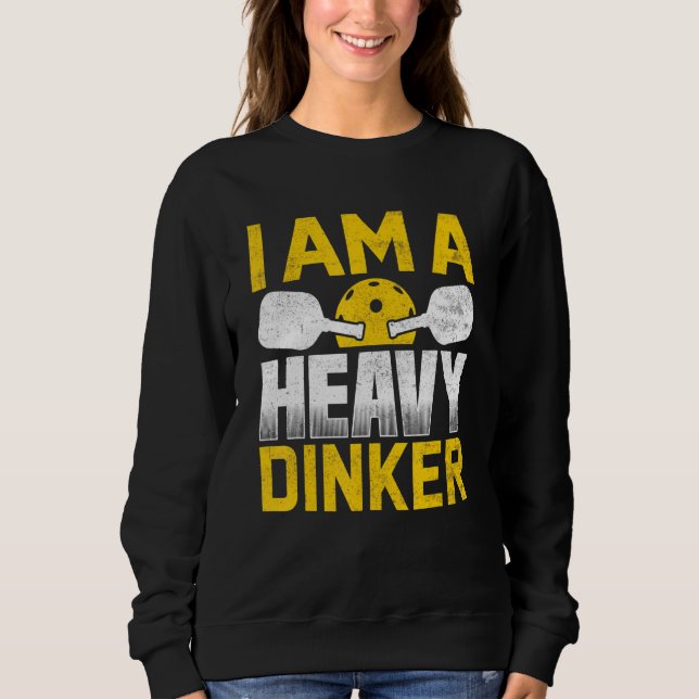 Ich bin ein starker Binker-Pickleball Sweatshirt (Vorderseite)