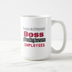 Ich bin ein stolz Boss des Freaking Phantastisch E Kaffeetasse