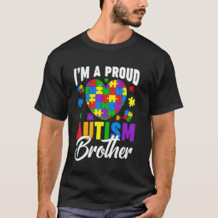 Ich bin ein stolzer Autismus-Bruder Autismus-Aufkl T-Shirt